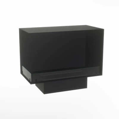 Foco Myst Corner Left 800 Foco By Bio Fireplace Group