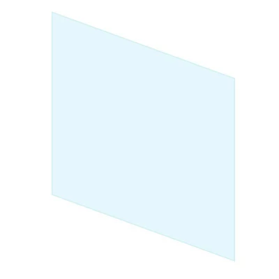 Ganze Glasscheibe 800 mm Foco