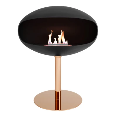 Cocoon Pedestal - Poliertes Messing