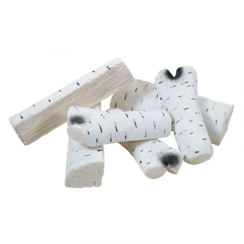 Keramikholz im Birkenholz-Look - 6 Teiliges Set