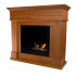 Traditioneller Ethanol Kamin Holzfinish 