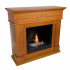 Traditioneller Ethanol Kamin Holzfinish 