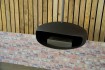 Schwarzer UFO-60 handgefertigter Bioethanol Deckenkamin 